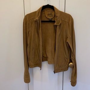 Mango Suede Moto Jacket